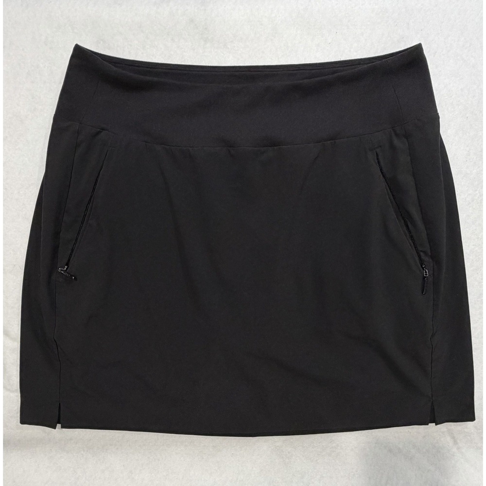 Athleta Soho Skort Women's Black Active Sport Golf Tennis Size 6